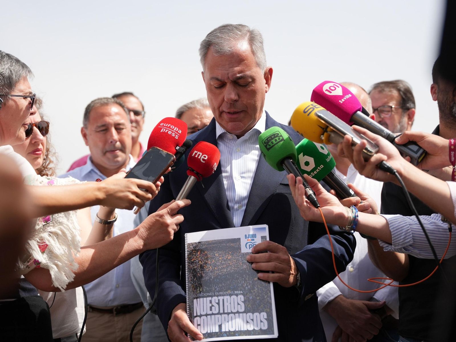 El alcalde de Sevilla, José Luis Sanz.