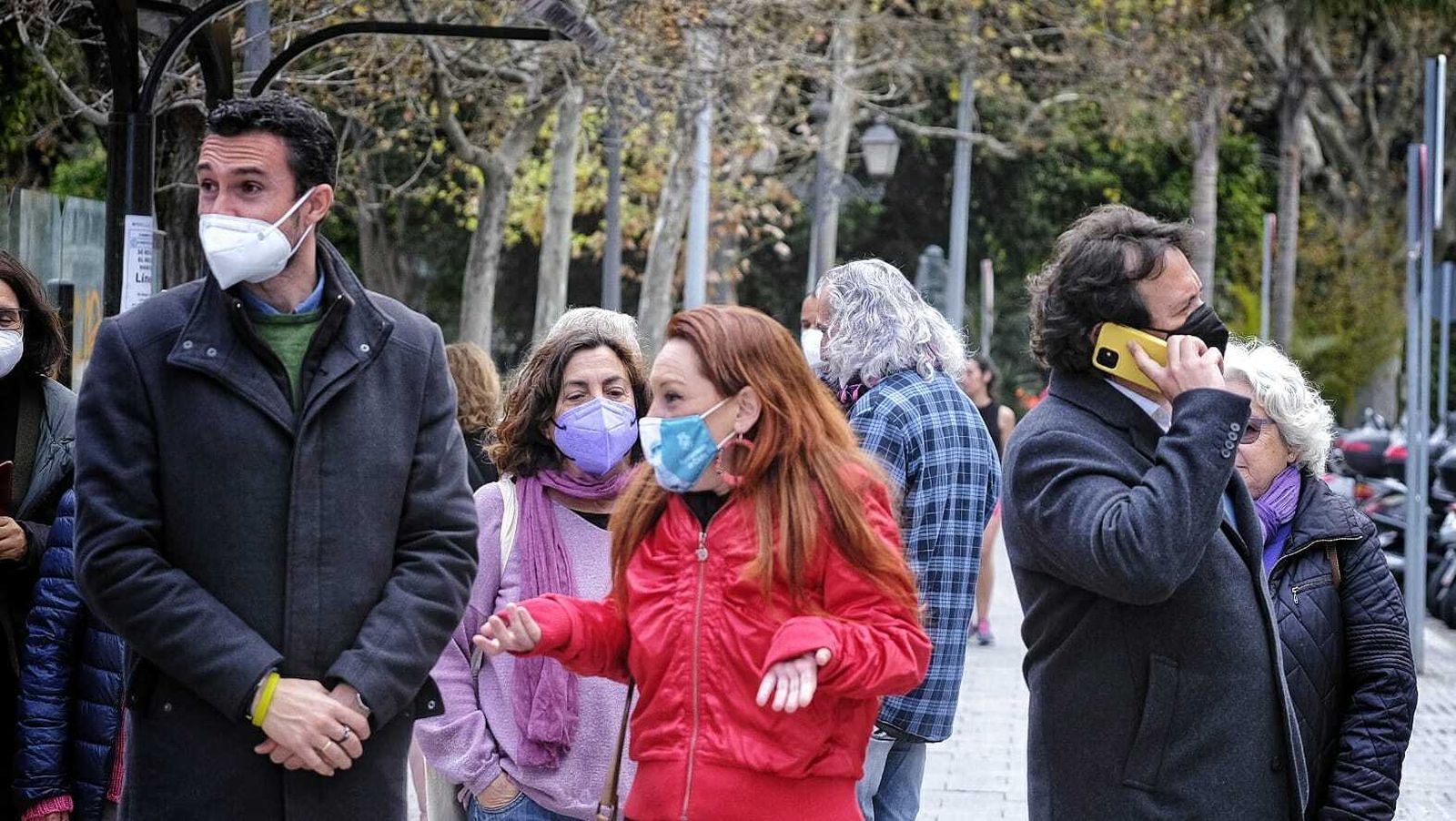 Martín Vila, Lorena Garrón y José María González, en una imagen de archivo.