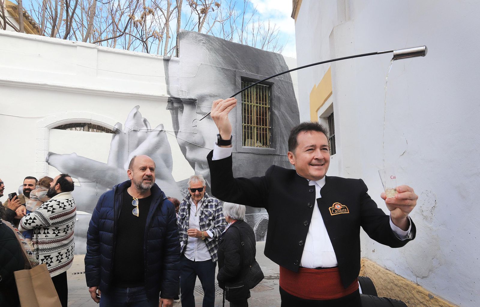 Fotomural de María Terremoto realizado por el fotoperiodista Juan Carlos Toro en Jerez