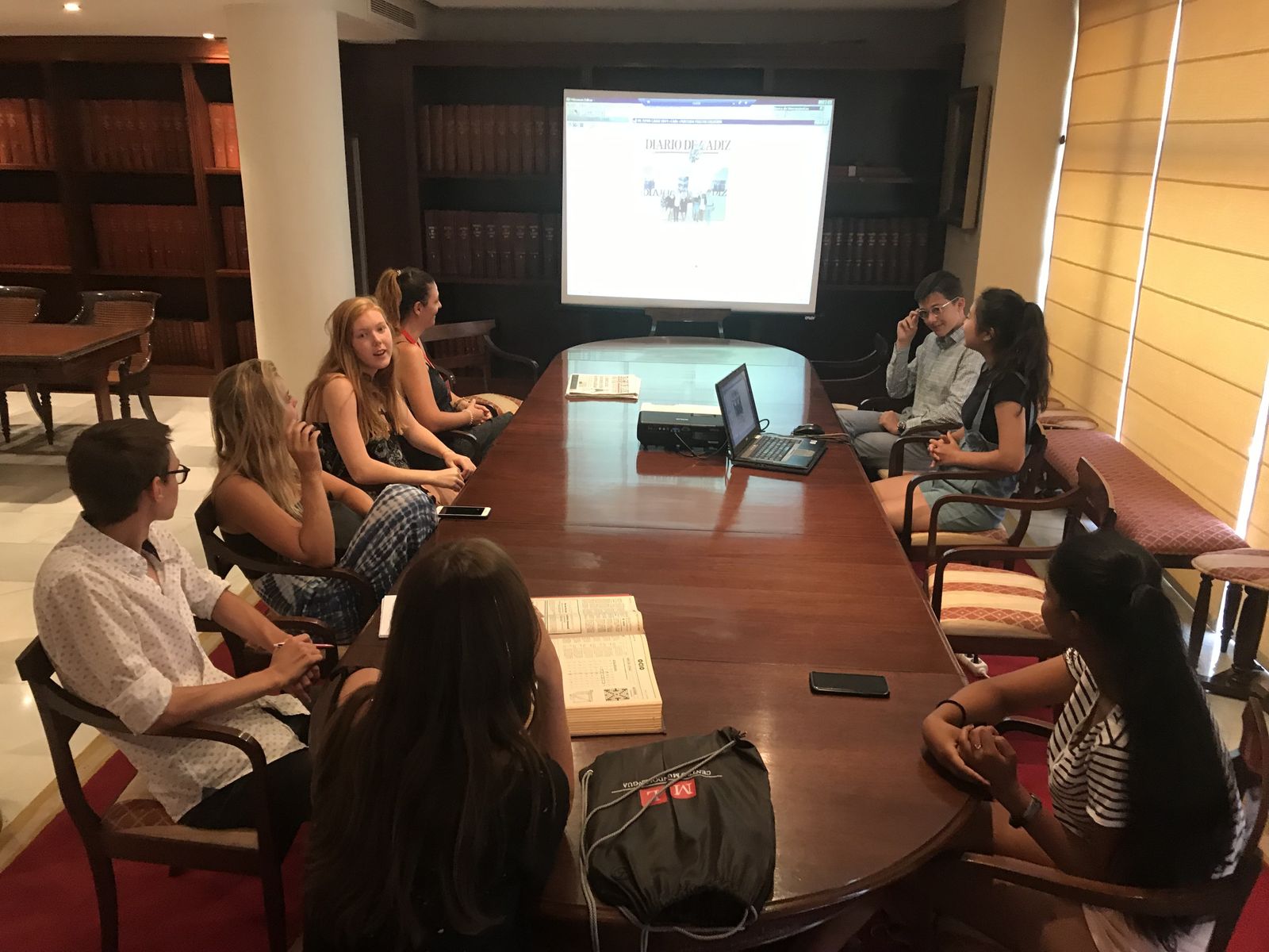 Visita de Erasmus Mundolengua. 31-07-2019