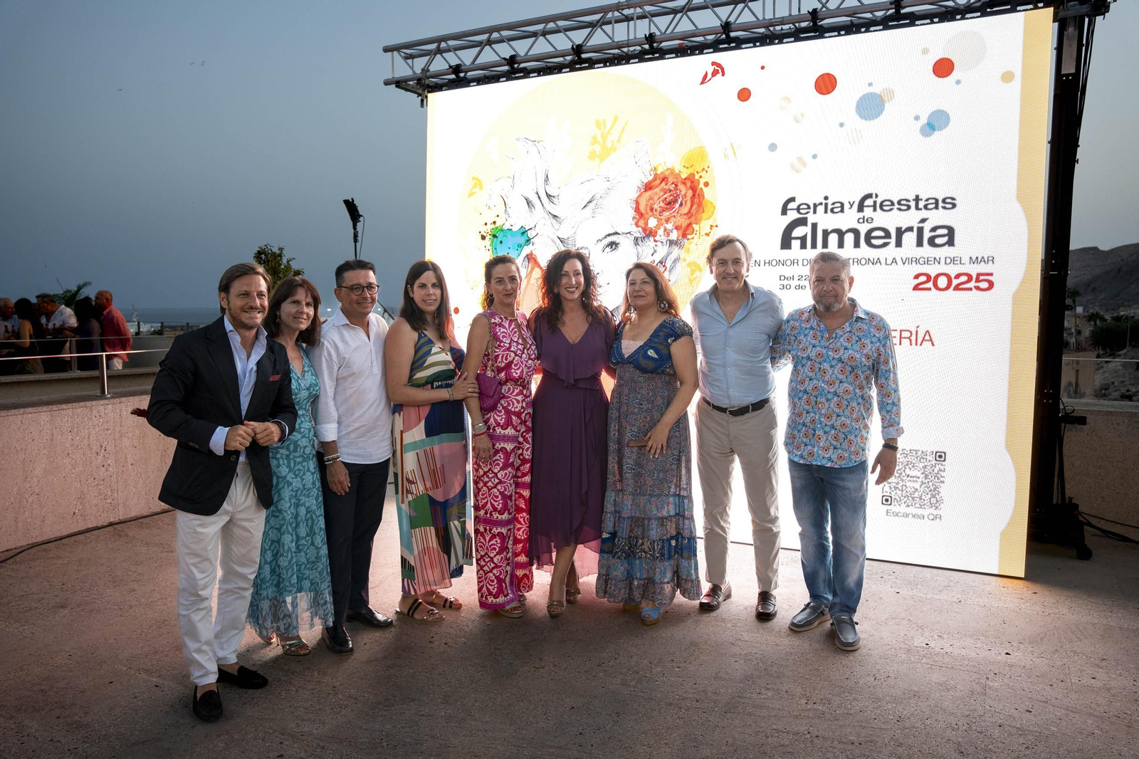 Las imágenes de la presentación de la Feria de Almería 2025 en honor de la Virgen del Mar