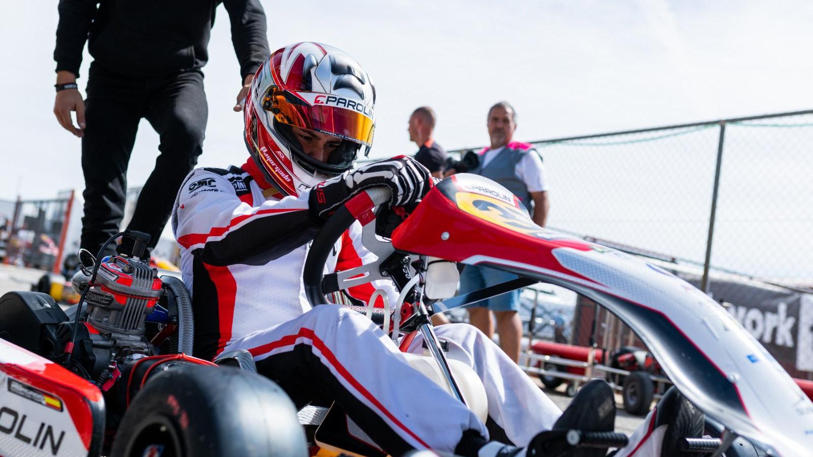 El joven onubense, en un momento de la prueba cartayera del pasado domingo