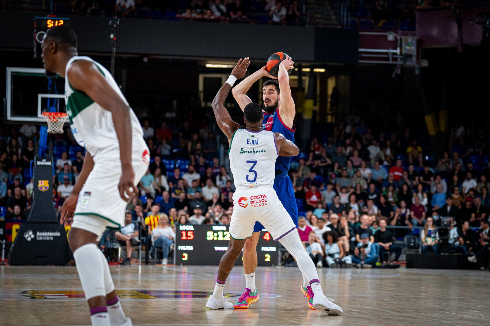 El Barcelona - Unicaja de ACB, en fotos