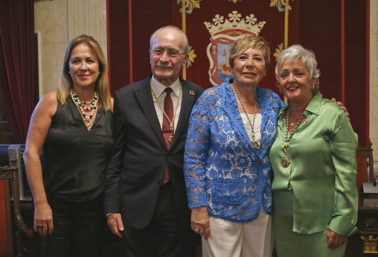 Homenaje a Celia Villalobos en el Ayuntamiento de Málaga (fotos)