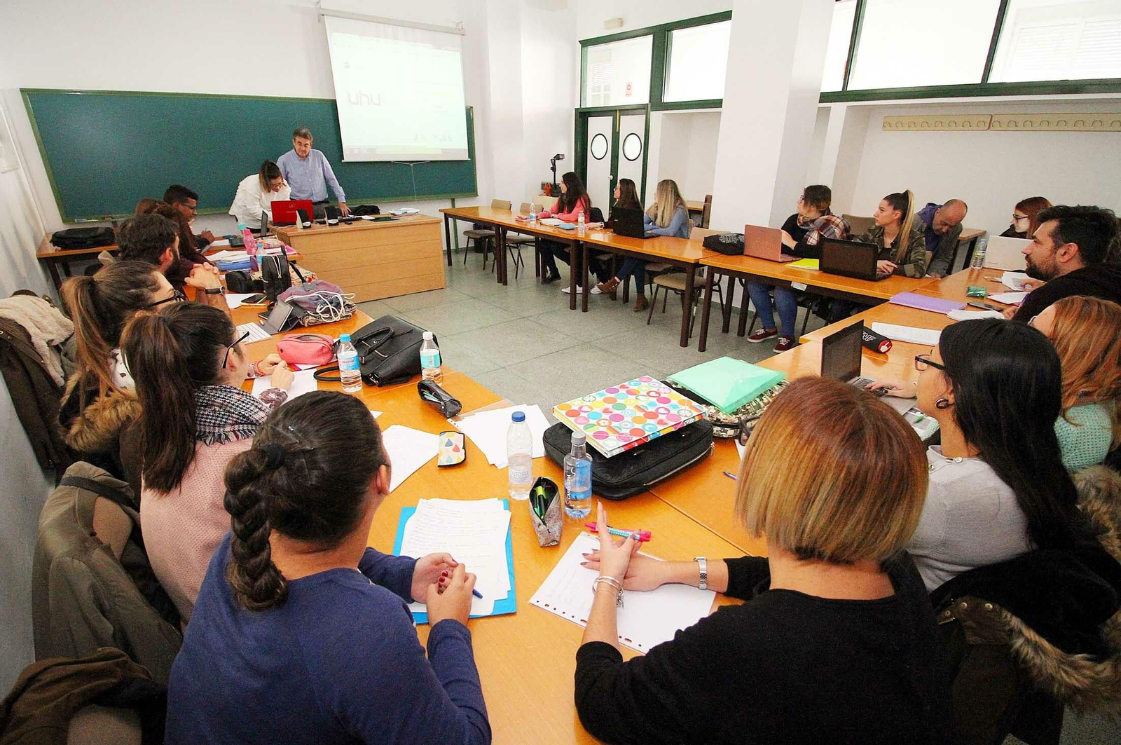 Desarrollo de una clase del Máster de Profesorado de Secundaria.