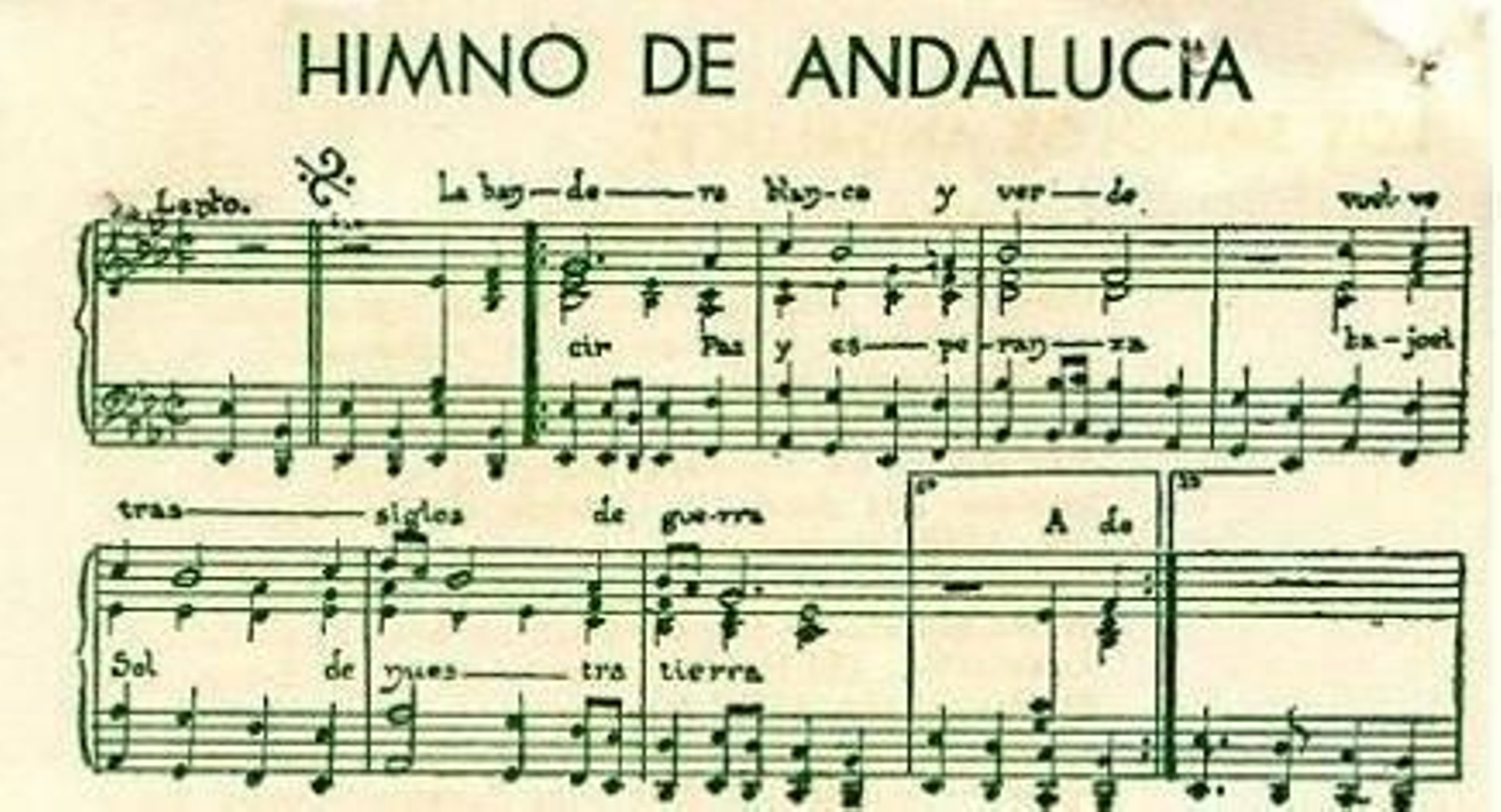 Andalucía tiene himno y escudo