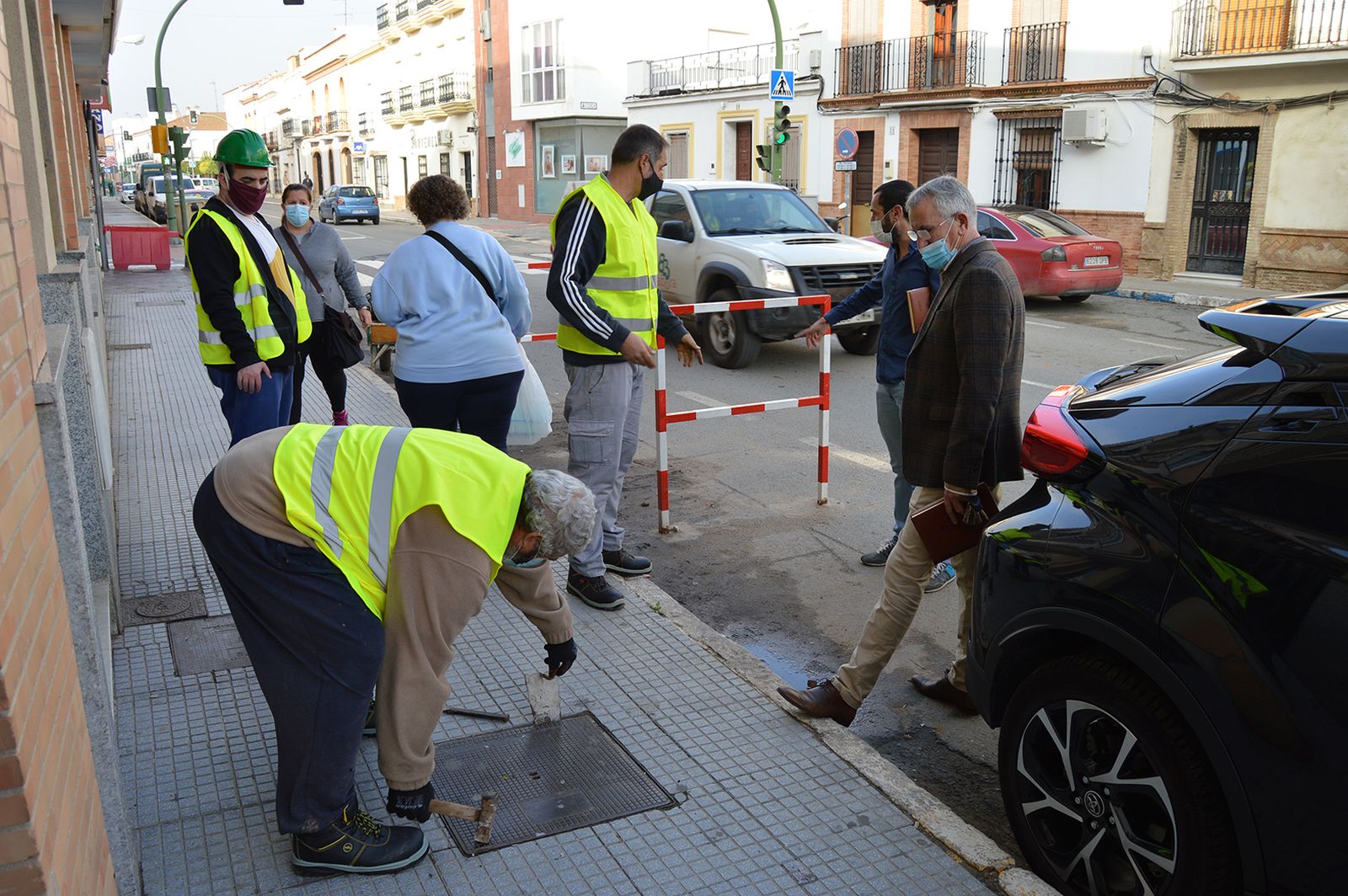 Inicio de las obras de remodelación de la calle Real.