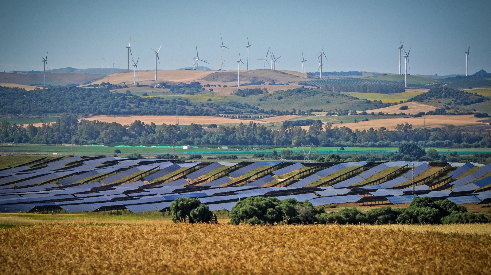 Imágenes de las plantas fotovoltaicas de Jerez