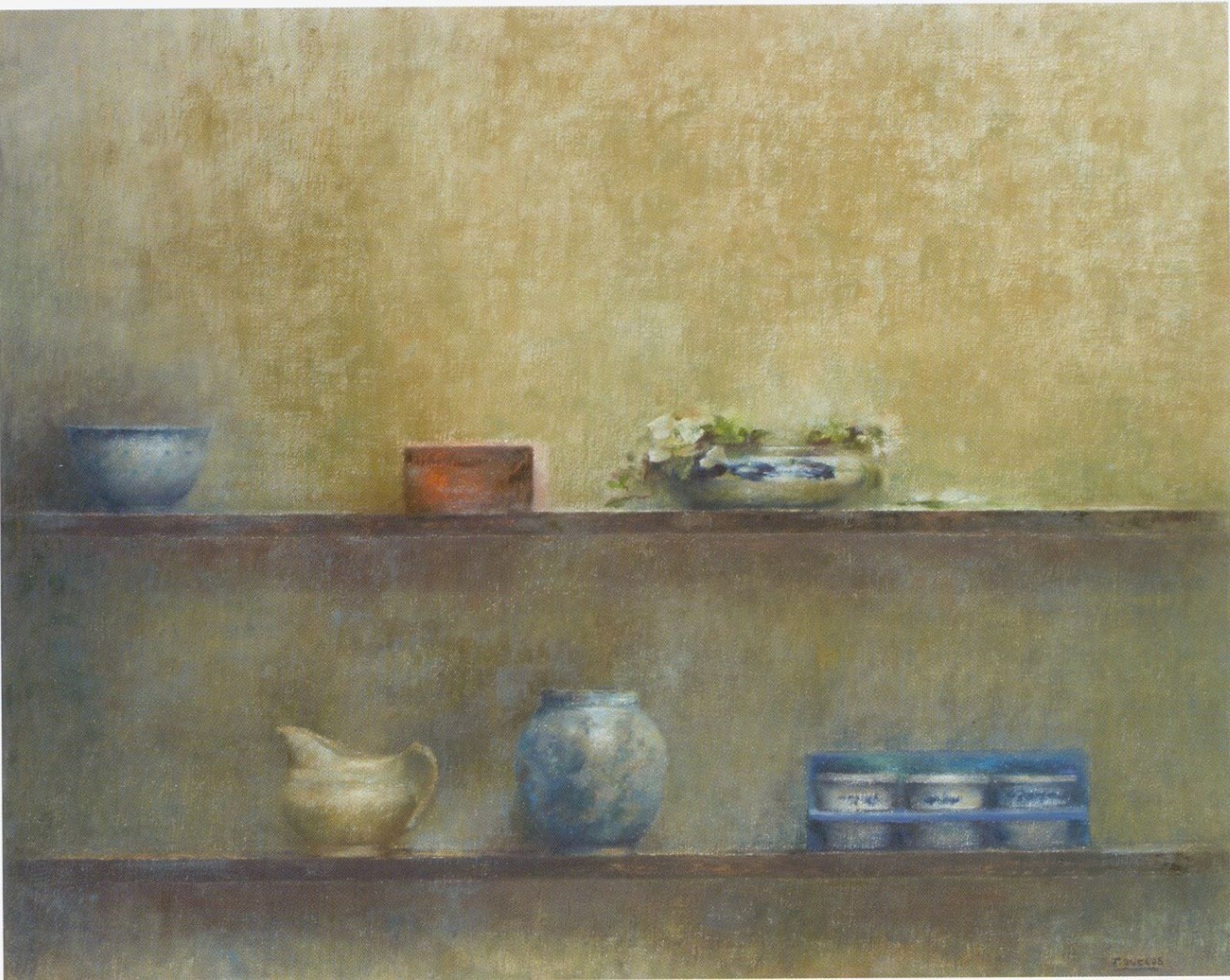 'En el estudio' (en la imagen, un detalle) revela el interés de Duclós en los objetos cotidianos.