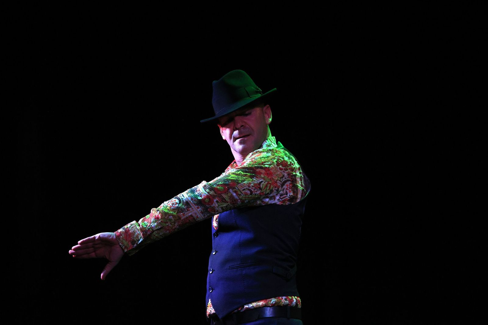 Fotos del espectáculo "Mi sentir flamenco" de David Lozano en el Centro Paco de Lucía de Algeciras