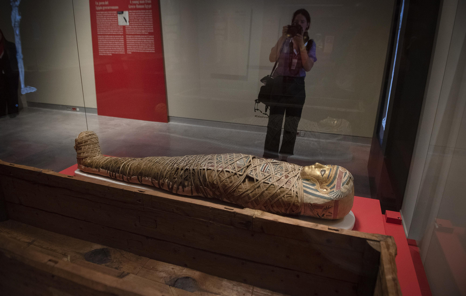 La  Inauguración de la exposición Momias de Egipto, en imágenes