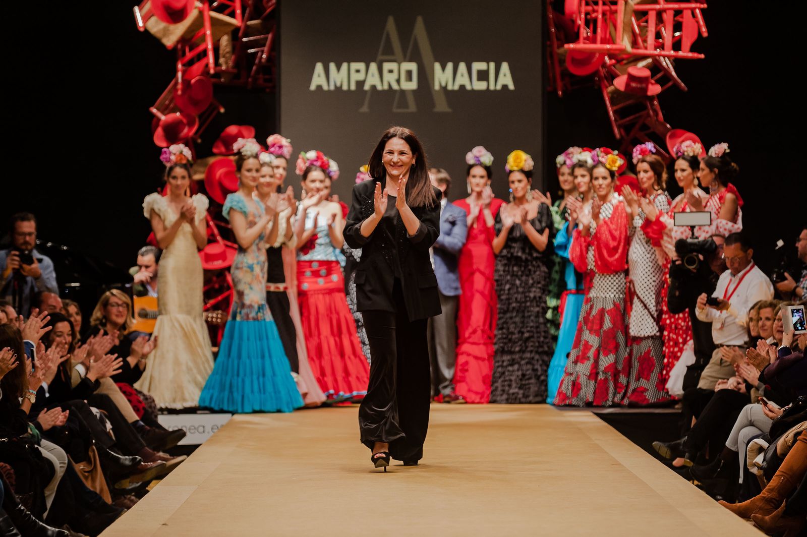 Pasarela Flamenca Jerez 2019: Amparo Maciá, fotos del desfile
