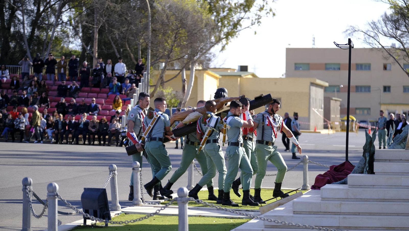 Conmemoración del Combate de Edchera en la Base Álvarez de Sotomayor de La Legión, en imágenes