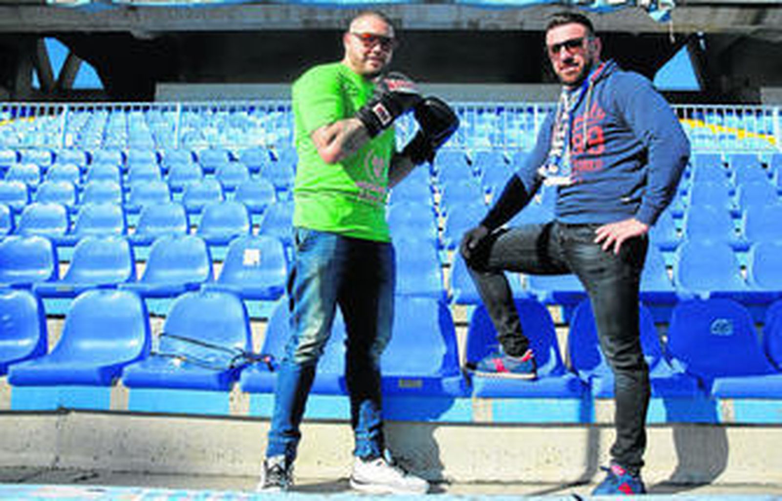 Rubén Maese y Javier Martínez, organizadores del evento.