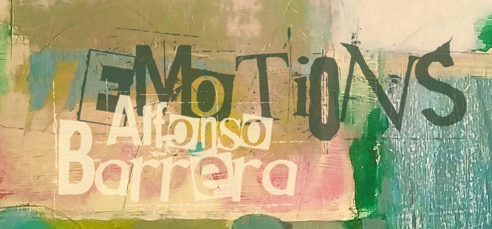 El cartel anunciador de la muestra pictórica de Alfonso Barrera.