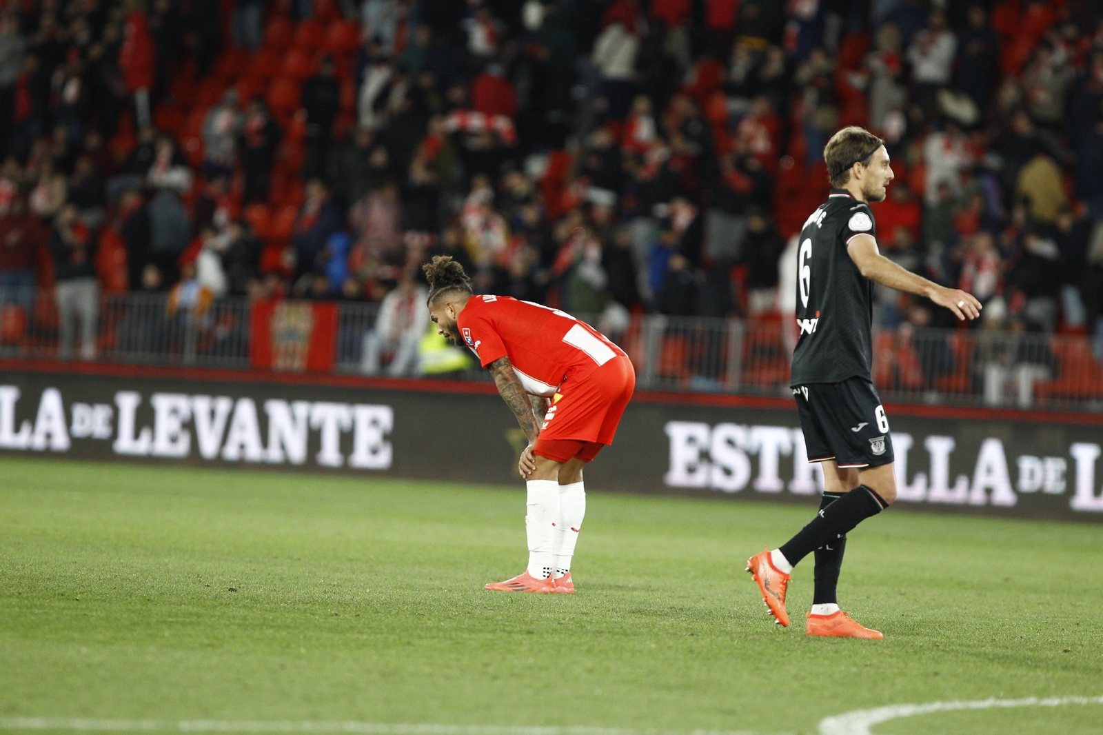 El partido U.D. Almería-C.D. Leganés de Copa del Rey, en imágenes