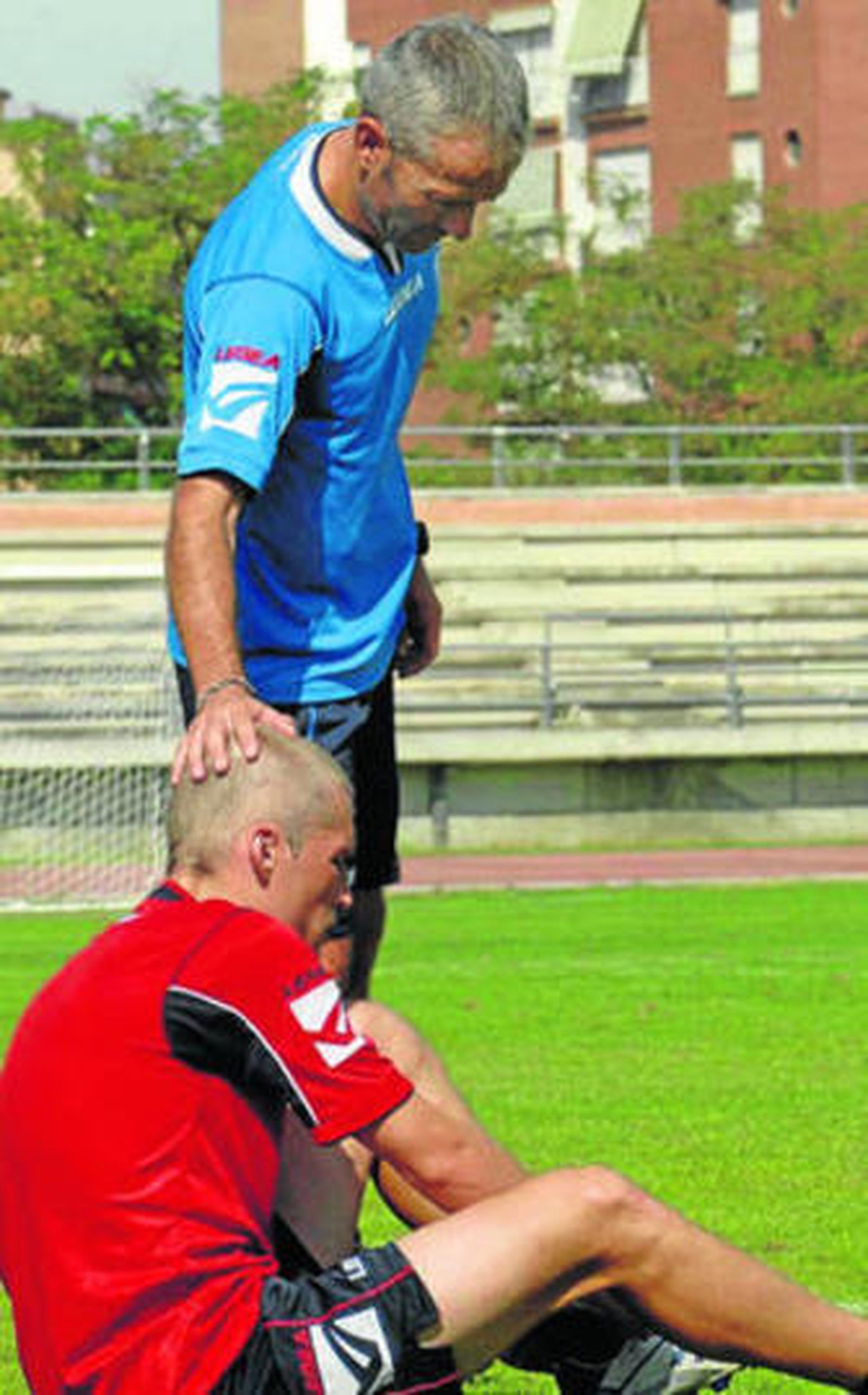 José Alfonso Morcillo, durante un entrenamiento.