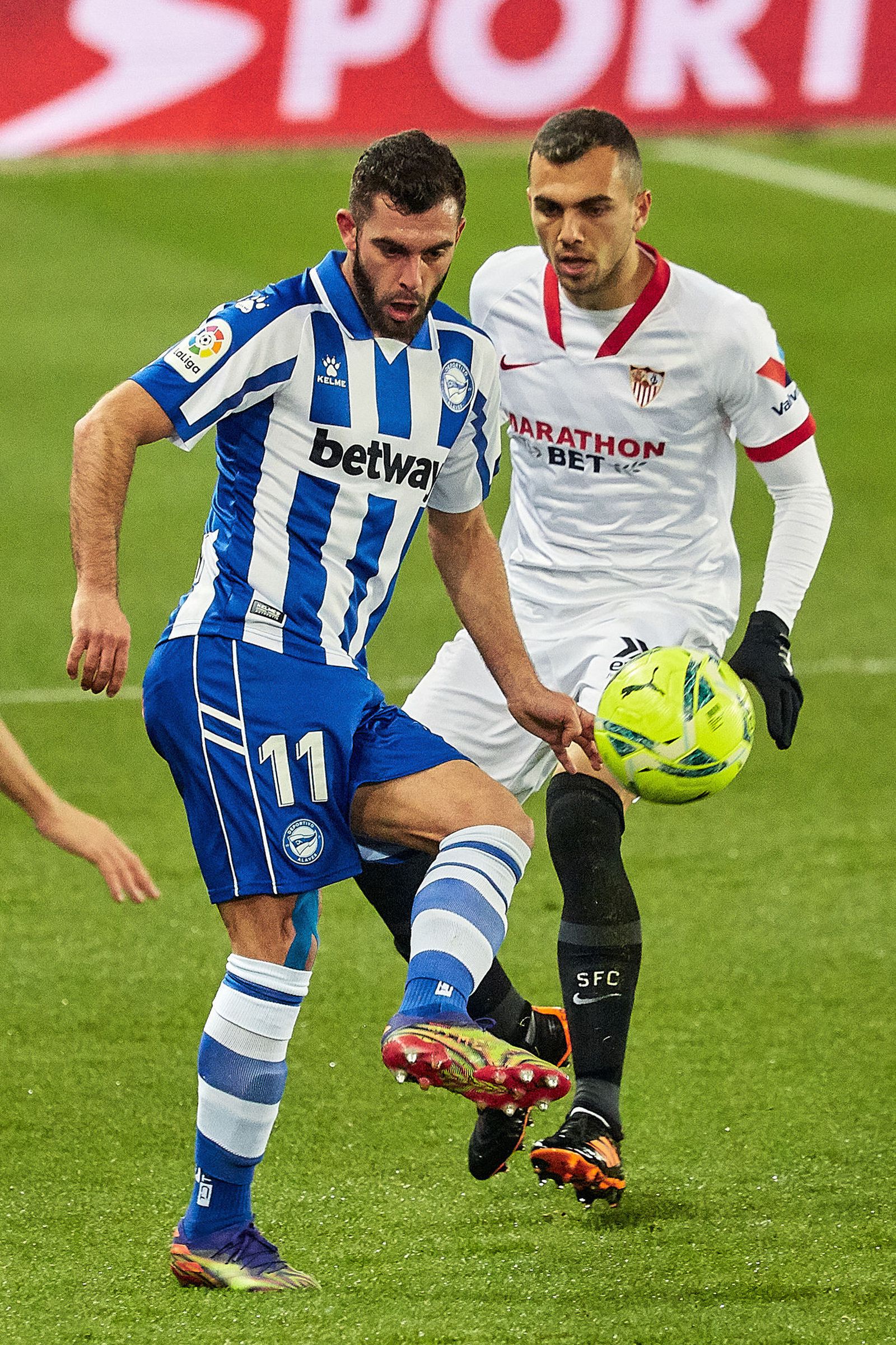 Las imágenes del Alavés-Sevilla