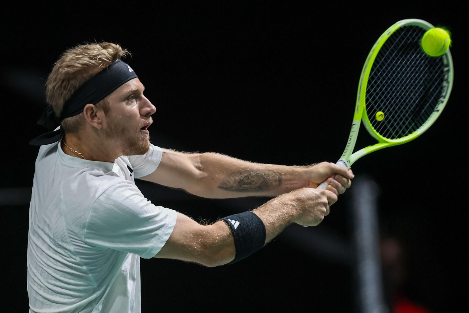Alejandro Davidovich-Arthur Cazaux del Masters 1000 de París, en fotos