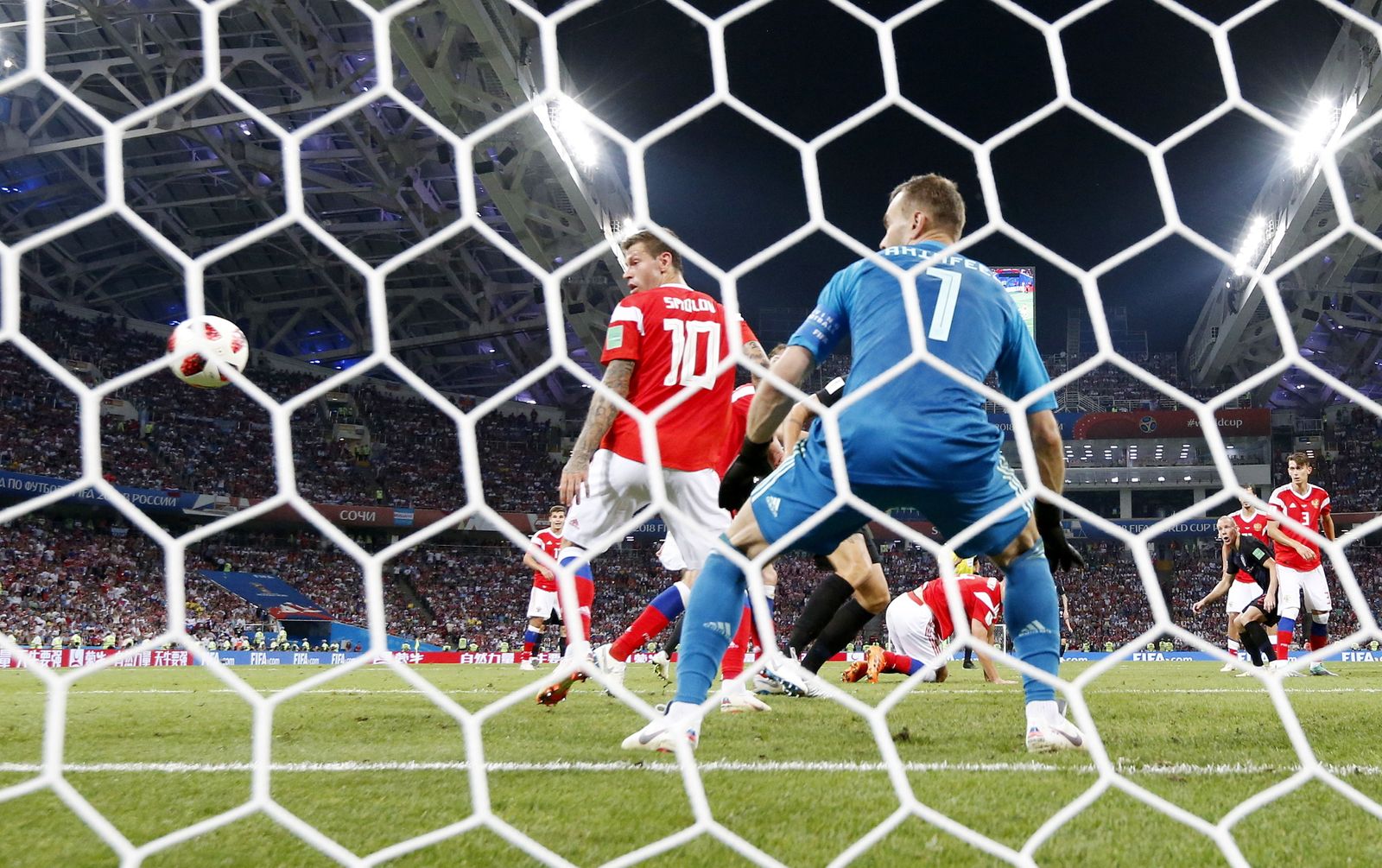 Las imágenes del Rusia-Croacia