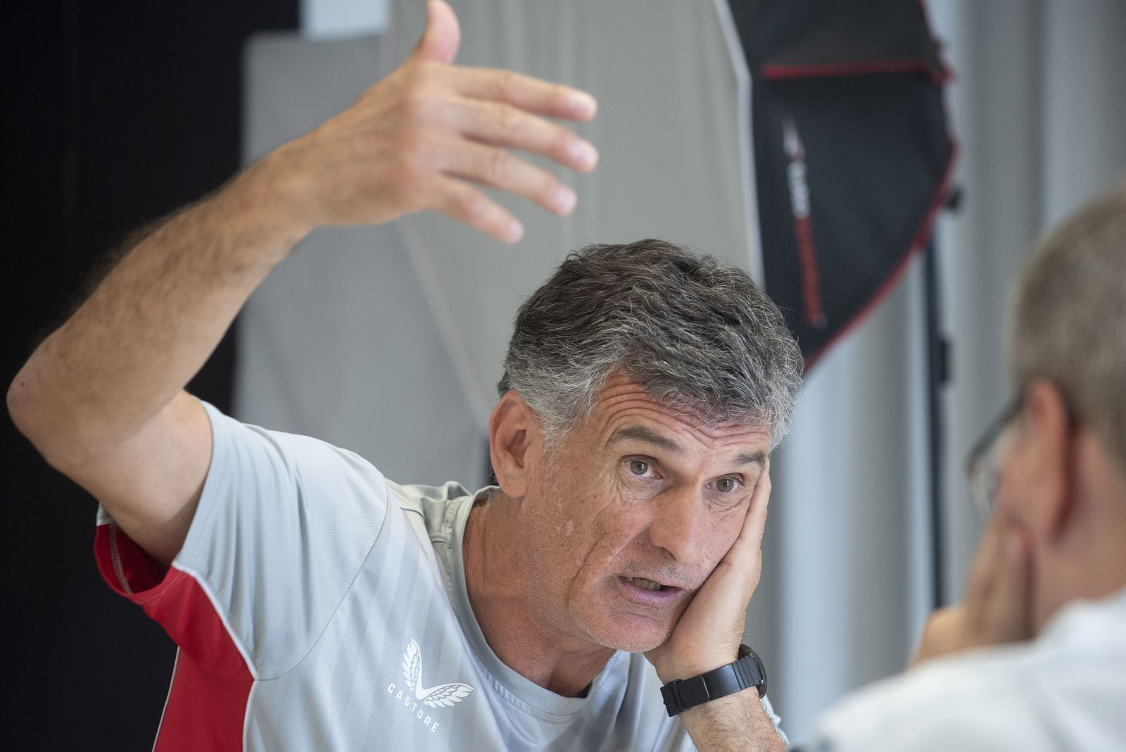 Las fotos de la entrevista a Mendilibar