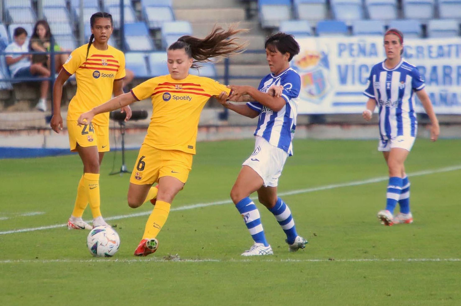Imágenes del Sporting de Huelva-FC Barcelona