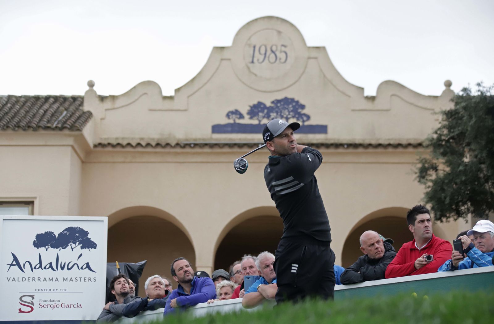 Sergio García, durante su segunda vuelta en Valderrama