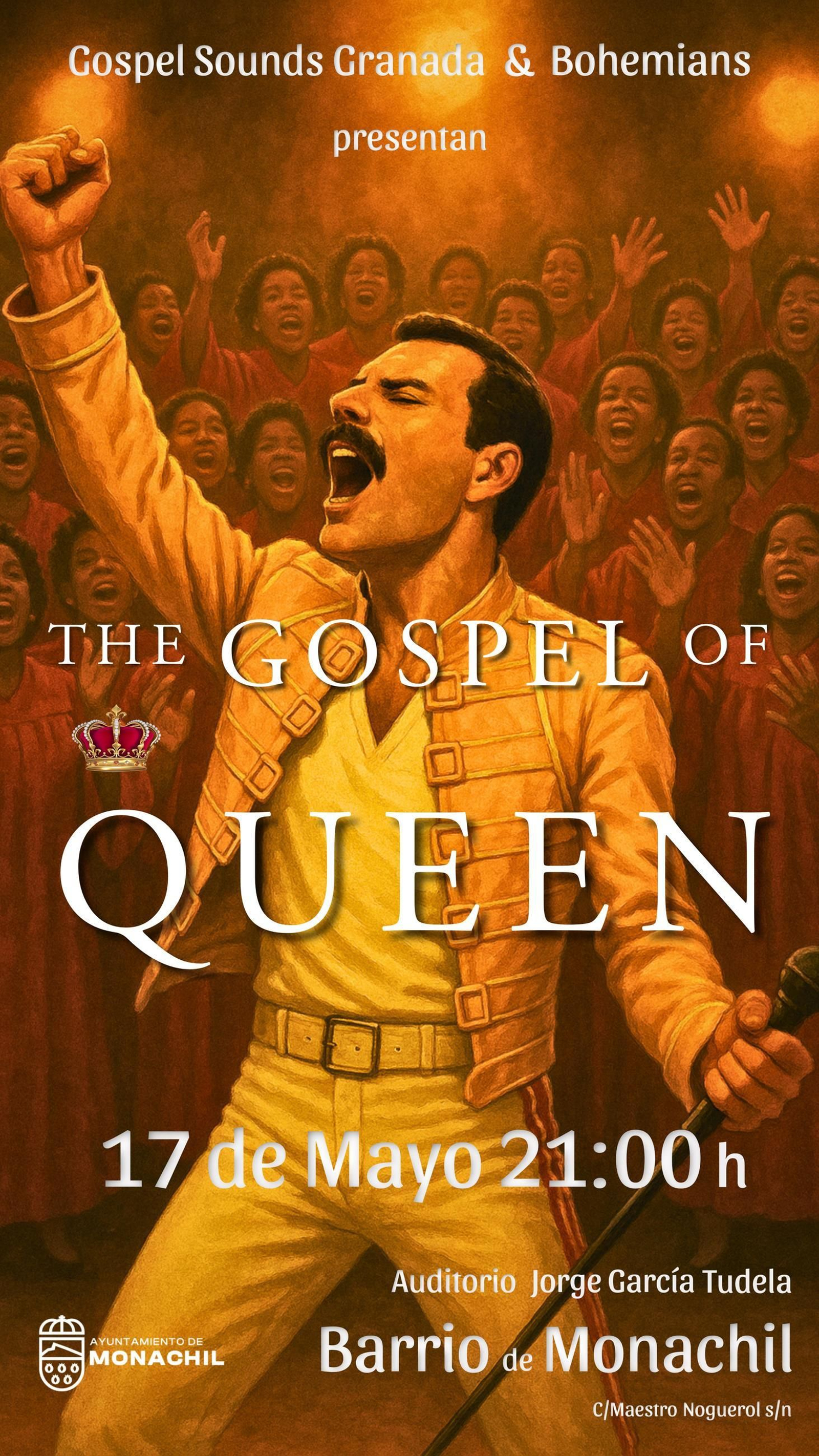 Cartel oficial del concierto.