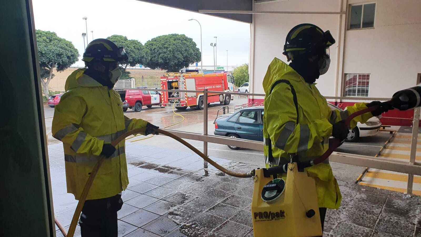 Trabajos de desinfección
