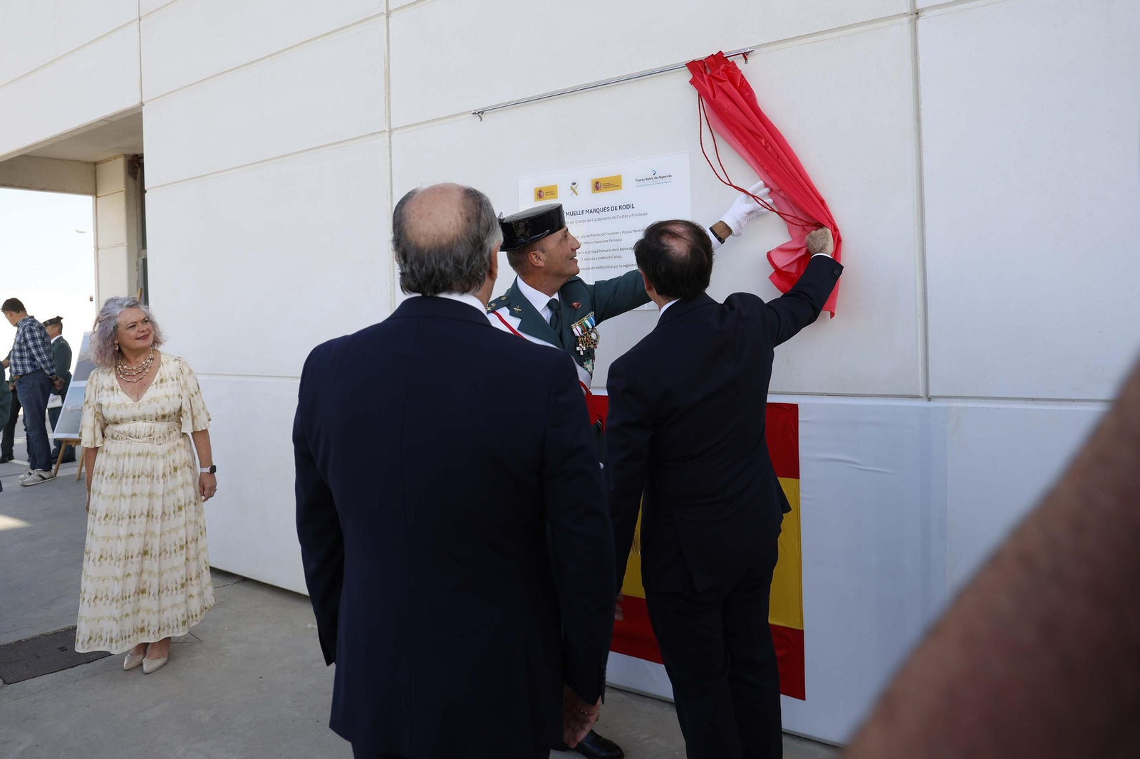 Las fotografías de la inauguración del nuevo muelle de la Guardia Civil en Algeciras