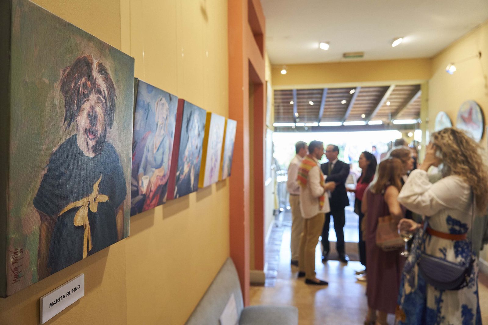 Inauguración de la exposición por del 30 aniversario Del Real Club de Golf