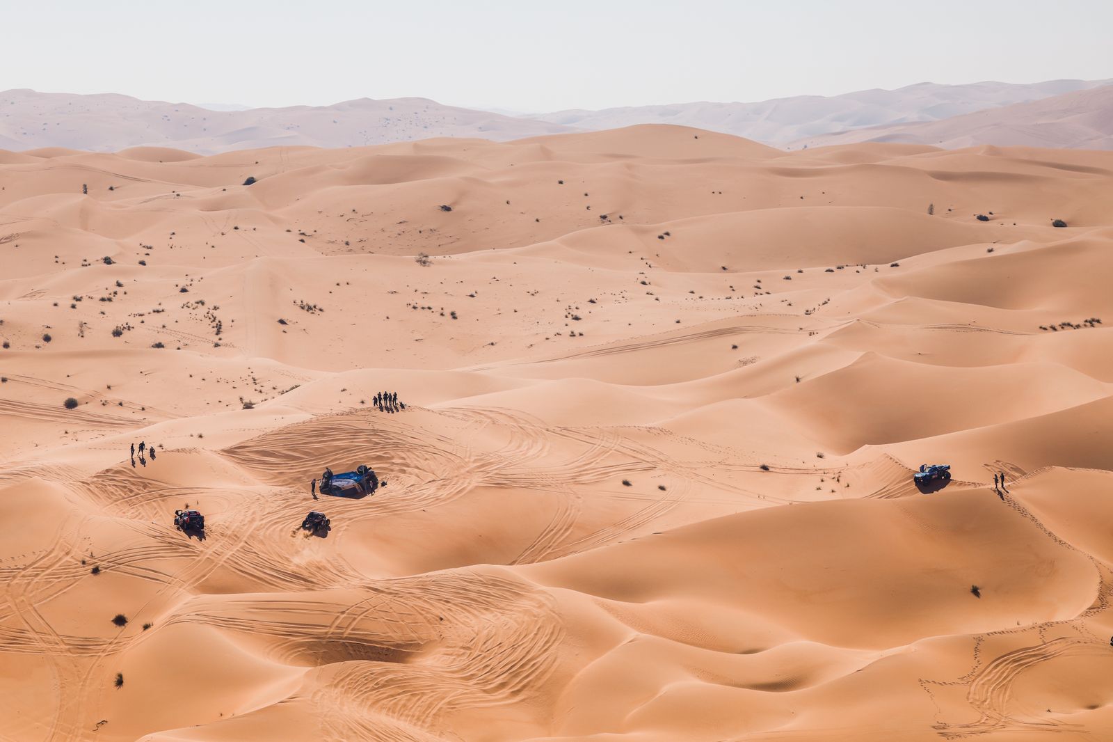 Las mejores fotos del Dakar por las dunas