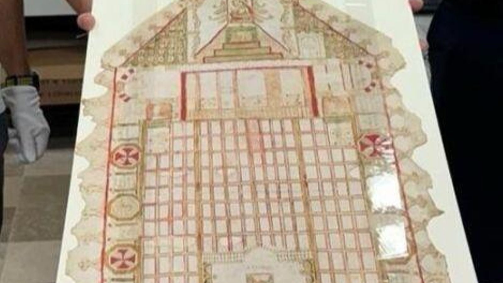 Dibujo restaurado de la iglesia de San Mateo de Jerez. Dibujo restaurado de la iglesia de San Mateo de Jerez.