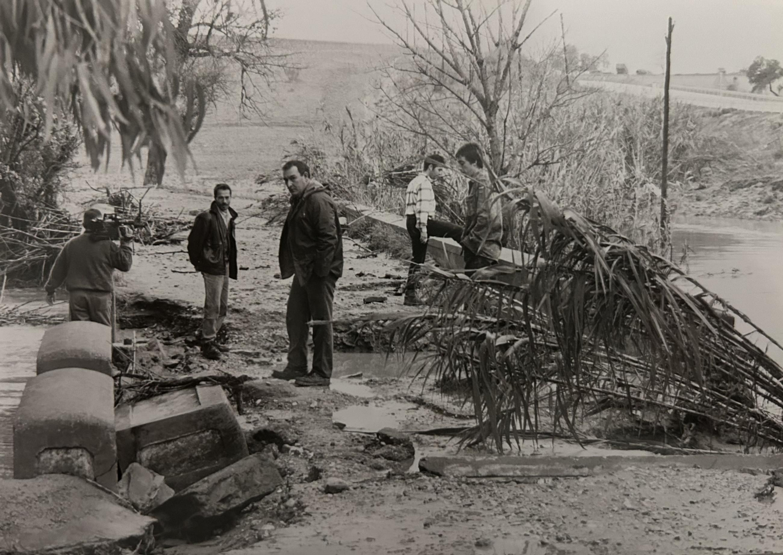 Efectos del temporal e inundaciones de enero de 1996 en Huelva.
