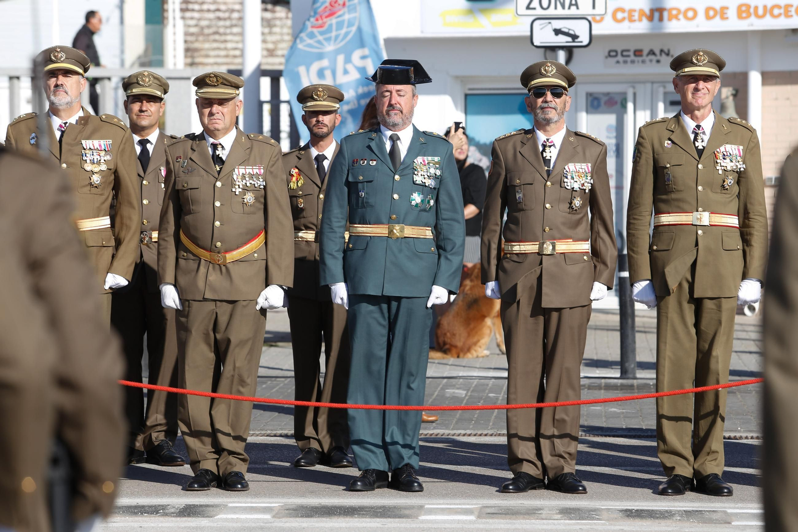 Las fotos de la jura de bandera civil en Tarifa