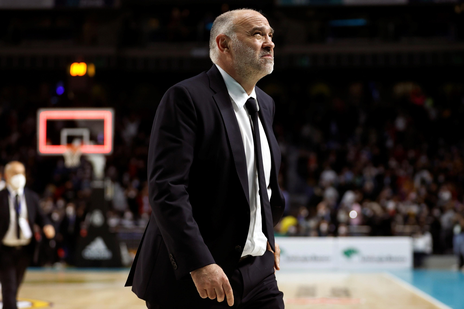 Pablo Laso, durante un partido.