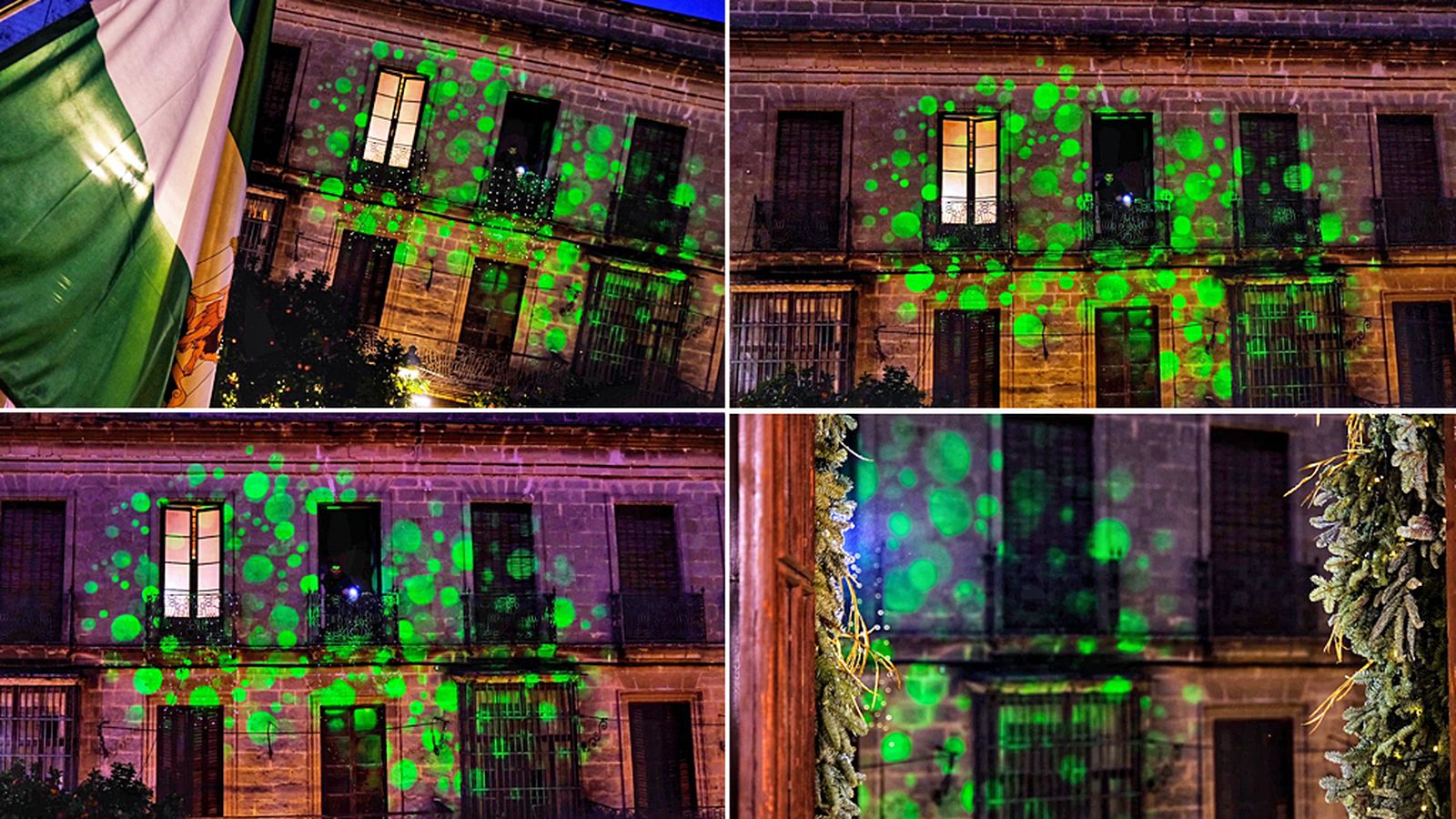 Momentos de las Campanadas de Canal Sur en Jerez para celebrar el Fin de Año