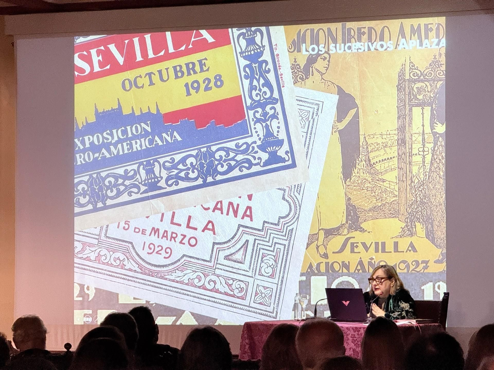 Graciani durante la conferencia impartida en el Labradores.