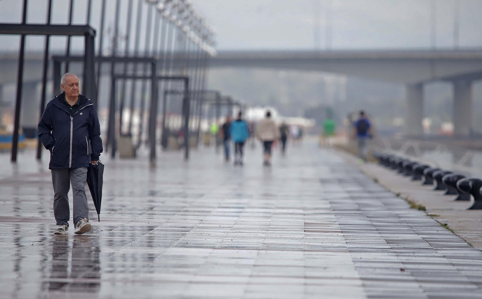 Las primeras lluvias de otoño, en Algeciras.