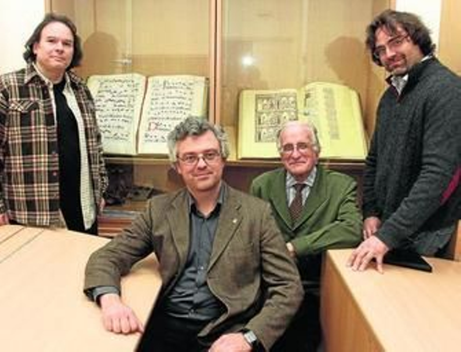 De izquierda a derecha, Rafael Luque, Israel Sánchez, José Sánchez y Juan María Suárez.