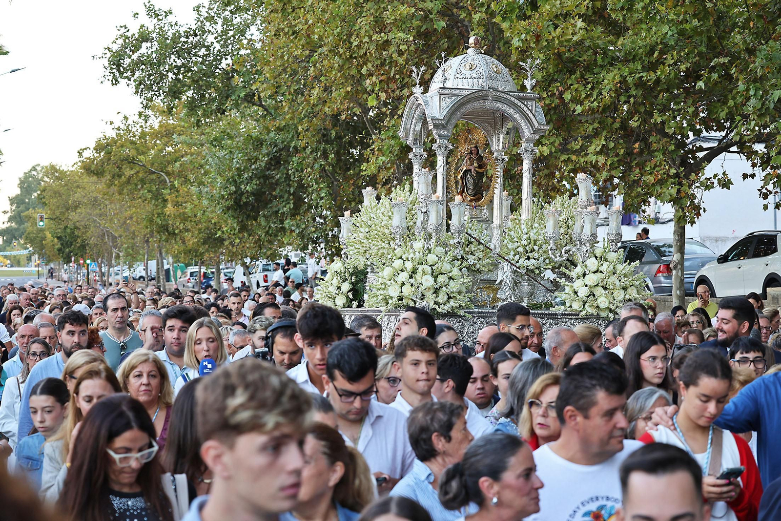 Imágenes de la bajada de la Virgen de la Cinta