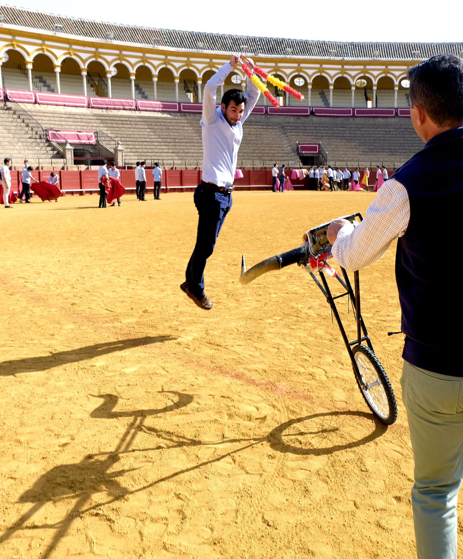 El taller de toreo en la Maestranza, en imágenes