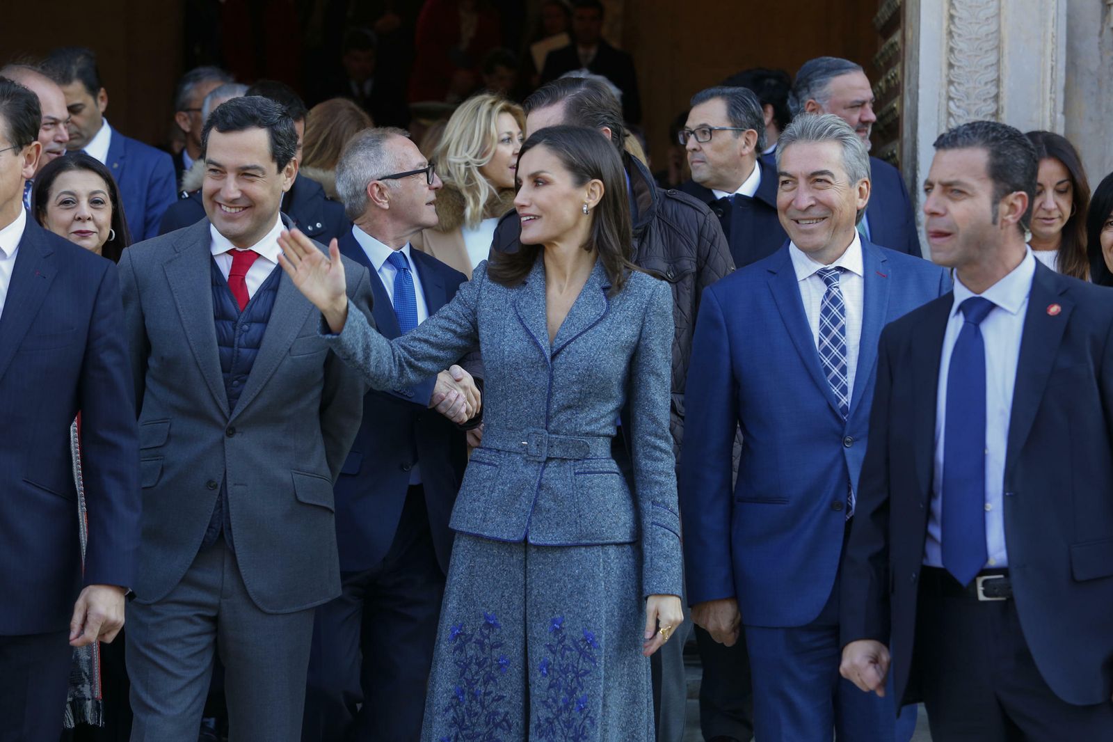 La visita de la reina Letizia, en imágenes