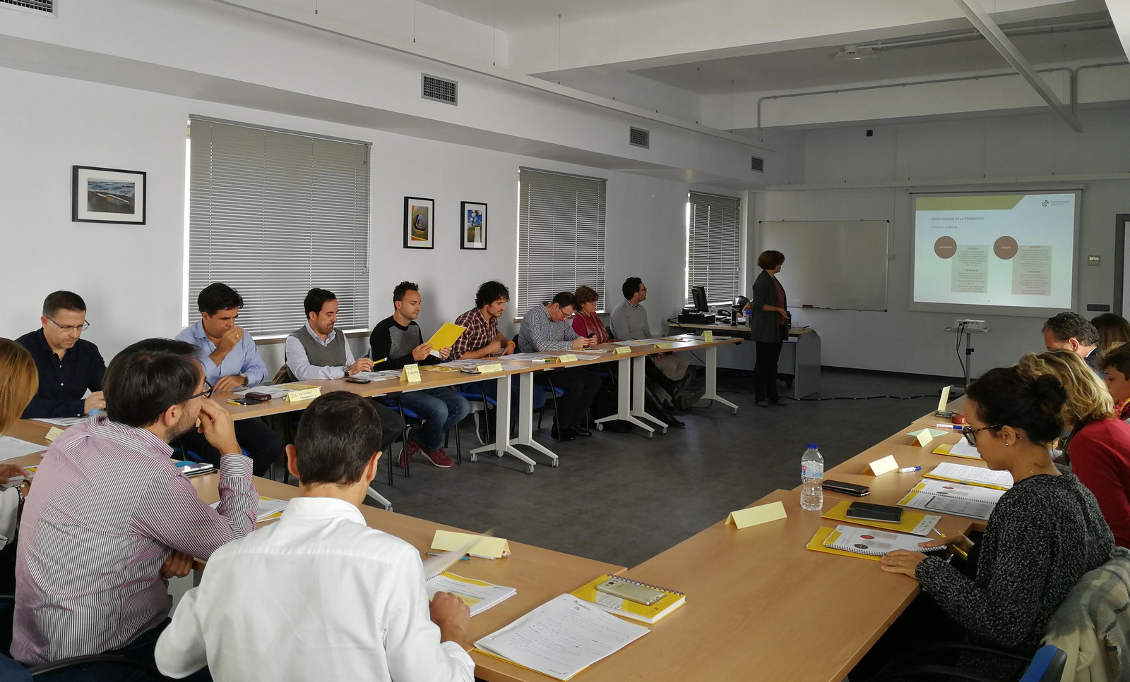 Uno de los cursos de formación de Correos.