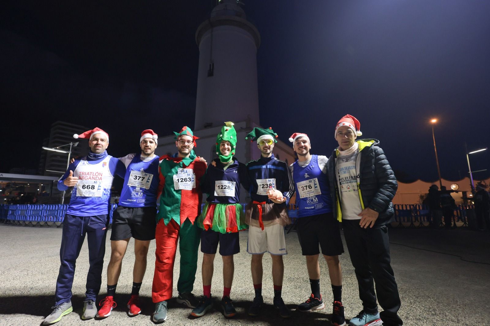 Las fotos de la San Silvestre del Real Club Mediterráneo en Málaga
