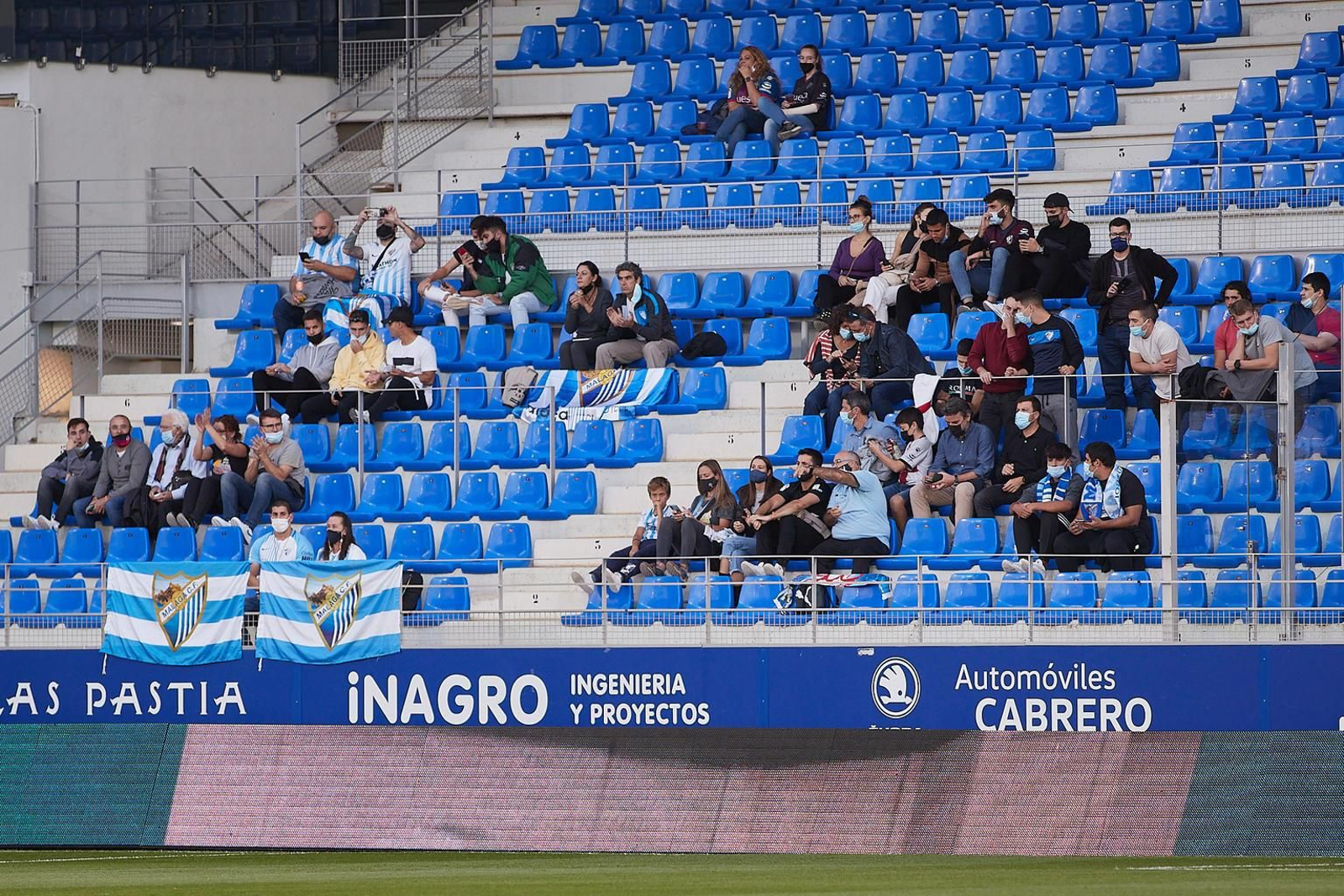 El Huesca-Málaga CF, en fotos
