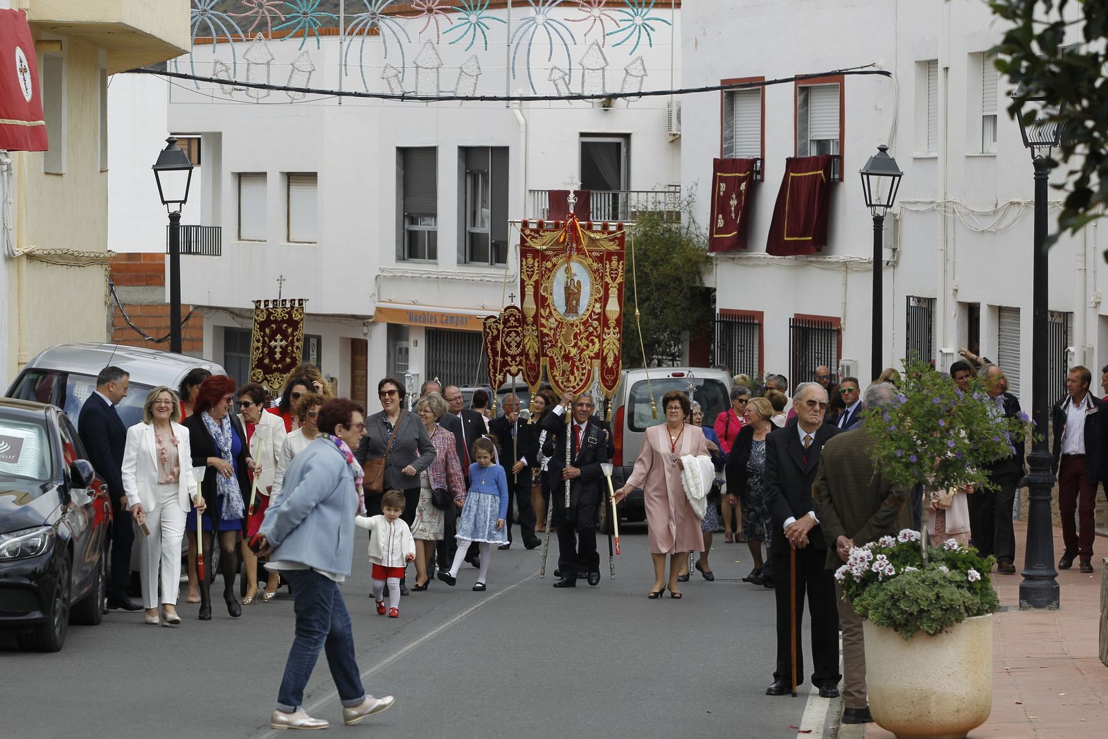 Fotogalería de la Procesión a la Ermita del Cerro de San Blas. Fiestas de Canjáyar.