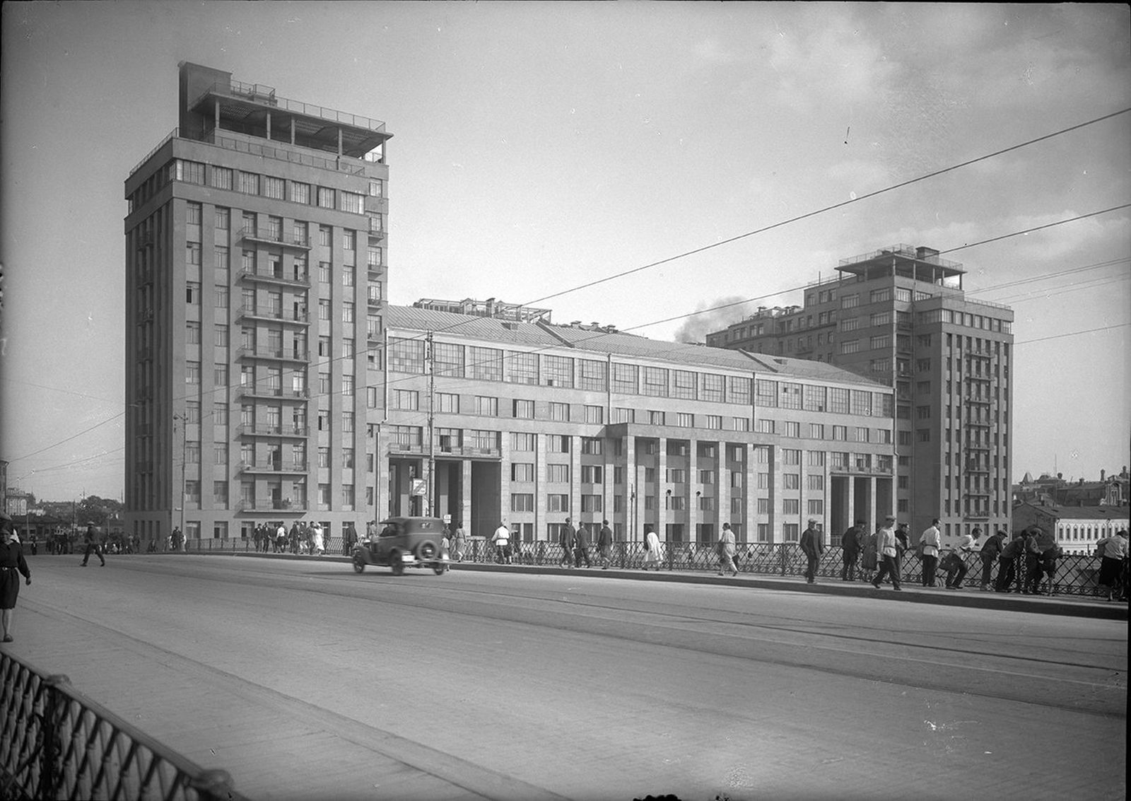 La Casa de Gobierno, en una imagen de mediados de los años 30.