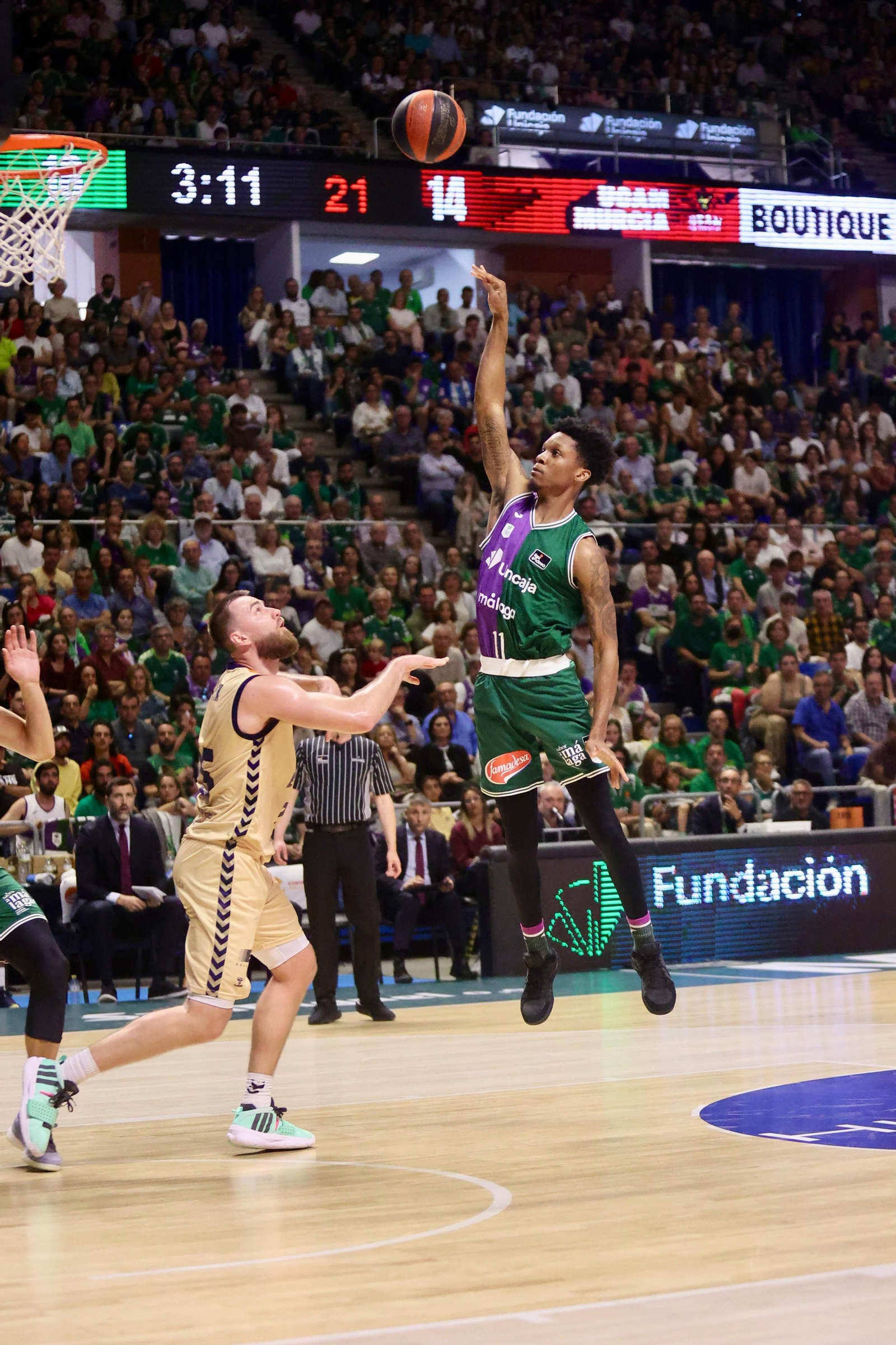 El Unicaja -UCAM Murcia, en fotos