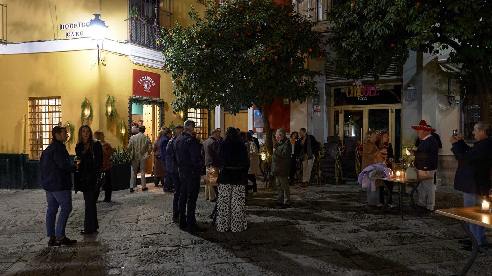 La inauguración de La Cantina by Sed de México, en la Plaza de la Alianza.